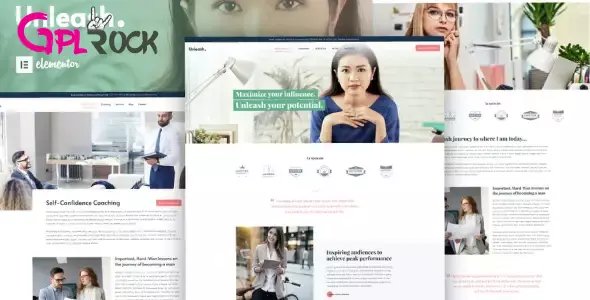 Unleash – Life Coach Elementor Template Kit